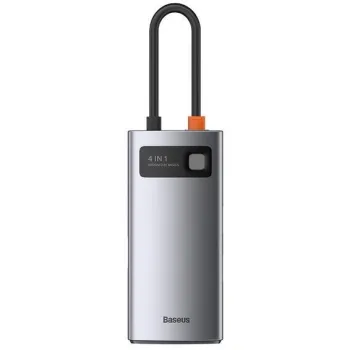 Hub USB Baseus Metal Gleam 4w1