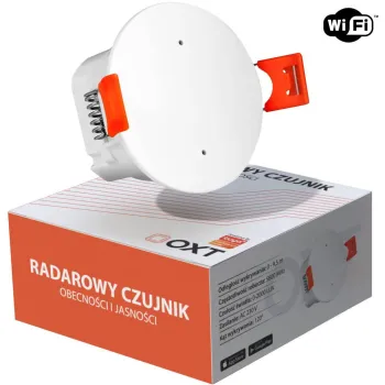 OXT Czujnik radar obecności jasności 230V WiFi TUYA T150