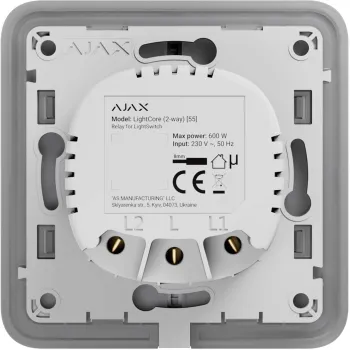 AJAX Włącznik światła LightCore (2-way) vertical