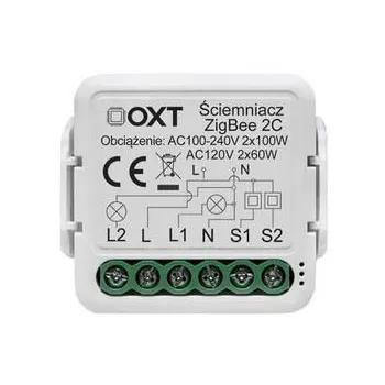 Moduł OXT mini ściemniacz 2 obwody ZigBee TUYA