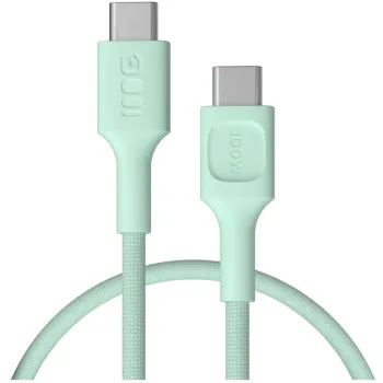 KABEL USB-C / USB-C Greencell PowerStream 30cm PD 100W zielony w oplocie