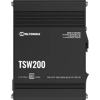 Teltonika TSW200 switch przemysłowy 8xGE 2xSFP PoE (TSW2000000B0) DIN