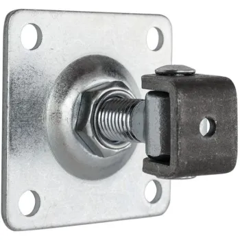 Zawias PSG 61.018 z szyldem 80x80x3mm - gwint M16 (regulowany)