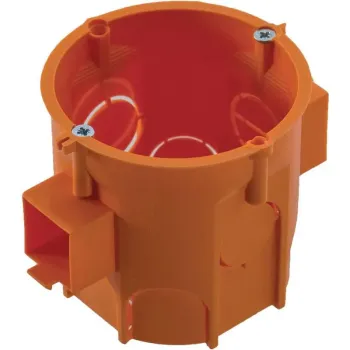 Puszka PK60 Lux głęboka łączeniowa z wkrętami pomarańczowa Pawbol - A.0006LP
