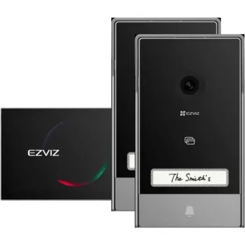 Zestaw wideodomofonowy EZVIZ HP7 z dwoma panelami bramowymi