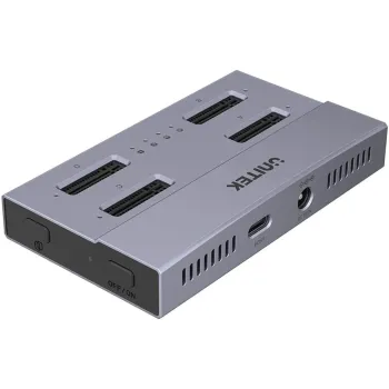 Unitek USB4 4-kieszeniowa stacja dokująca/ klonująca M.2 SSD