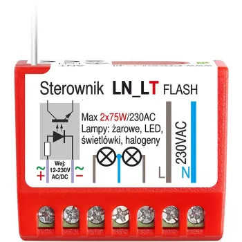 Sterownik/odbiornik Proxima LN_LT Flash (do czasowego oświetlenia)
