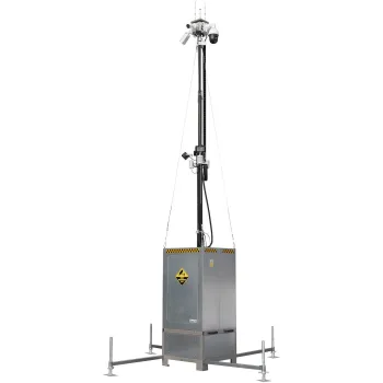 Mobilna wieża do zdalnego wideomonitoringu CCTV iCAM-TOWER AI 5MQ3