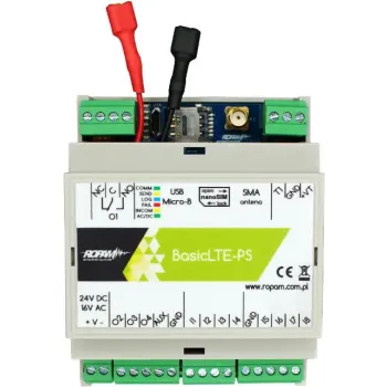 ROPAM Basic4G-PS-D4M  moduł powiadomienia i sterowania LTE (2G/4G)