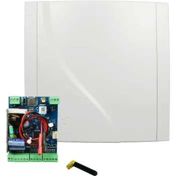 ROPAM Basic4G-PS-SET: Basic4G-PS/AT-GSM-MINI90/O-R3P/PS-3024/ zestaw, moduł LTE w obudowie  natynkowej z zasilaczem AC/DC i anteną GSM/LTE
