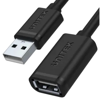 Unitek Y-C449GBK przewód przedłużacz USB 2.0 AM-AF 1,5M