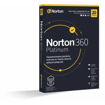 Program antywirusowy Norton 360 Platinum dla 20 urządzeń