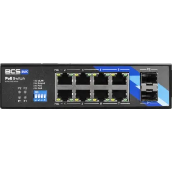 Switch PoE BCS BASIC BCS-B-ISP08G-2SFP