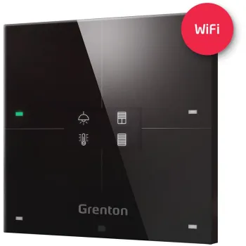 Panel dotykowy WiFi SMART PANEL 4B czarny Grenton
