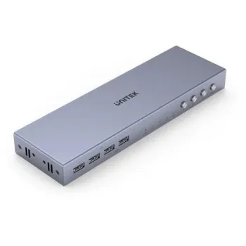Unitek V306A Przełącznik KVM 4K HDMI 2.0 4-in 1-out +USB