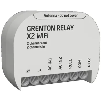 GRENTON - RELAY X2 WiFi, FLUSH