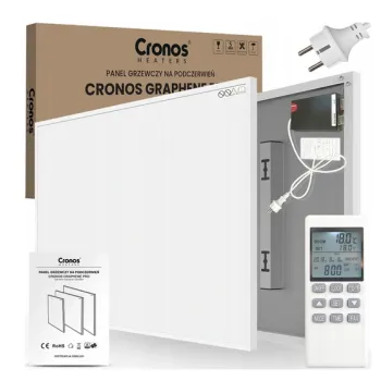 Panel grzewczy CRONOS GRAPHENE PRO CGP-700TP White