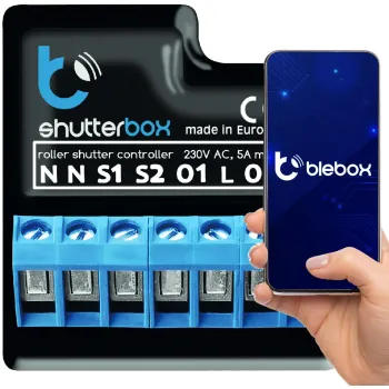 BLEBOX shutterbox - STEROWNIK ROLET 230V
