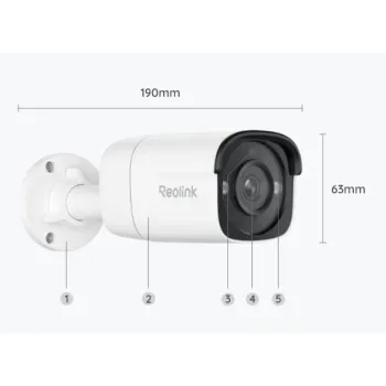 Kamera IP Reolink P320 5MP POE biała