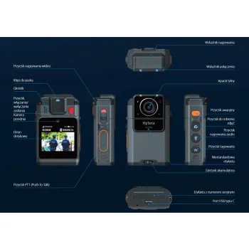 Kamera nasobna Hytera SC580 SL 32GB