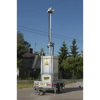 Mobilna wieża do zdalnego wideomonitoringu CCTV iCAM-TOWER AI 5MQ3