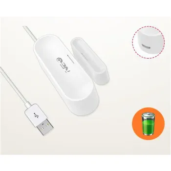 NEO Kontaktron Zigbee, czujnik wejścia Tuya NAS-DS07B