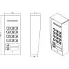 ACO COMO-PRO-A3 panel podtynk 3-lokatorski