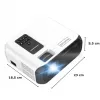 Mini Projektor Zenwire E500s WiFi Full HD 7500lm