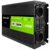 PRZETWORNICA NAPIĘCIA Green Cell PowerInverter LCD 12V / 230V 2000W/4000W CZYSTA SINUSOIDA