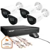 Zestaw monitoringu 4 kamer tubowych IP EZ-IP by Dahua niezawodna ochrona 2K