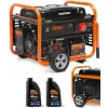 ZESTAW AGREGAT PRĄDOTWÓRCZY DAEWOO GDA 8500E-3 7.5kW + 2x GENERATOR OIL SAE 10W-30 DWO 600