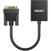 Unitek Adapter VGA na HDMI FullHD czarny 15cm