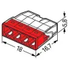 Szybkozłączka DRUT 4x 0,5-2,5mm2 WAGO 2273-204 (Paczka 100szt.)