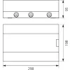 Rozdzielnica modułowa 1x12 natynkowa (N+PE) IP40 SRn-12