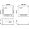 Moduł OXT mini ściemniacz 1 obwód ZigBee TUYA