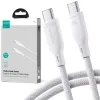 Kabel USB-C / USB-C Joyroom SA34-CC3 100cm 60W 5A PD w oplocie biały