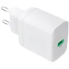ŁADOWARKA SIECIOWA Greencell PowerSource Solo30 30W 1xUSB-C PD 3.0 QC 4.0+ biała