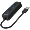 Hub USB Unitek H1117A, 4 porty, USB-C, USB 3.1, aktywny, 10W