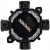 Puszka natynkowa hermetyczna PG16, IP 67 (5x4mm2), kolor czarny PAWBOL A.0035C
