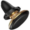 Uchwyt samochodowy Baseus Magnetic Air Vent Holder magnetyczny na kratkę nawiewu - czarno-złoty