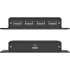 Unitek Przedłużacz USB-C na 4× USB-A przez Ethernet, zasięg do 150 m 480Mbps