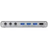 Przełącznik KVM Unitek USB-C 10Gbps z HDMI i transferem plików między systemami
