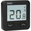 ENGO Controls E10-B - Regulator temperatury, 230V, czarny, Wi-Fi, Internetowy, podtynkowy