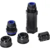 Konektor Mufa kablowa prosta M25 IP68, 5x6mm², 450V/30A OR-AE-13604