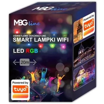 Lampki Choinkowe SMART taśma LED WIFI TUYA 20m USB