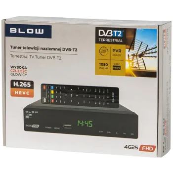 Dekoder tuner DVB-T2 BLOW 4625FHD H.265 V2