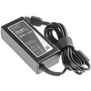 ZASILACZ ŁADOWARKA DO LAPTOPA LENOVO Green Cell PRO AD64P 20V 2,25A 45W Slim Tip