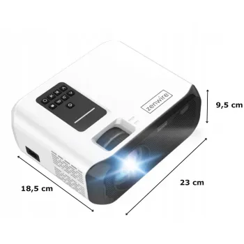 Mini Projektor Zenwire E500s WiFi Full HD 7500lm