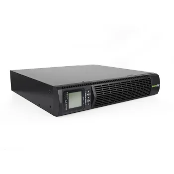UPS ZASILACZ AWARYJNY Green Cell 3000VA 2700W DO SZAFY RACK RTII Z WYŚWIETLACZEM LCD UPS15
