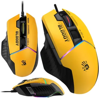 Mysz przewodowa A4tech Bloody W95 Max USB Sports Lime